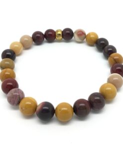 Bracelet en jaspe mokaïte