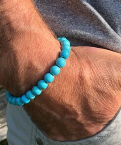 bracelet howlite couleur turquoise