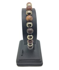 Bracelet hématite et jaspe bois