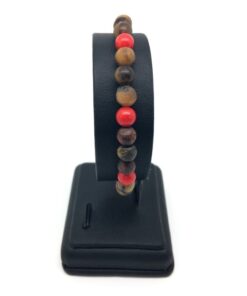 Bracelet jaspe et corail bambou