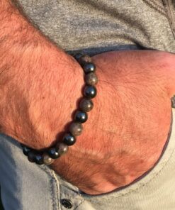 Bracelet en Jaspe et hématite