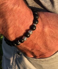 Bracelet onyx mat