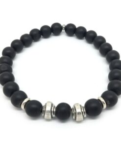 Bracelet onyx mat