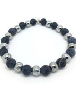Bracelet jaspe et hématite