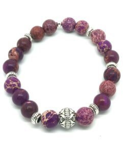 Bracelet Jaspe violet Amiral