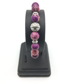 Bracelet Jaspe violet Amiral