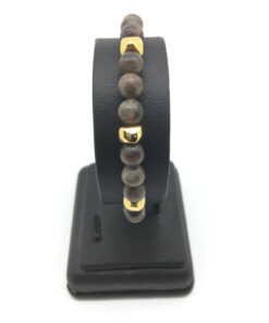 Bracelet en jaspe brun