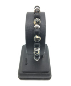Bracelet en perle Jaspe Noir