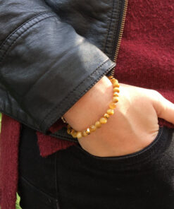 Bracelet en perles oeil de chat