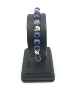 Bracelet perle Sodalite bleue