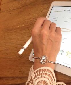 Bracelet acier Hibou
