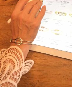 Bracelet acier cercle