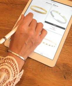 Bracelet acier géométrie ter