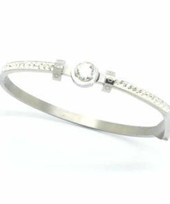Bracelet acier gros strass
