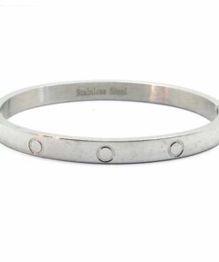 Bracelet acier petit cercle
