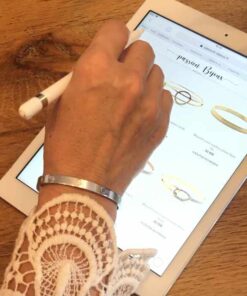 Bracelet acier petit cercle ter