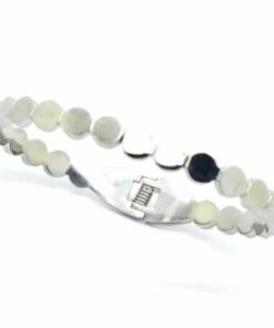 Bracelet acier ronde de rond bis