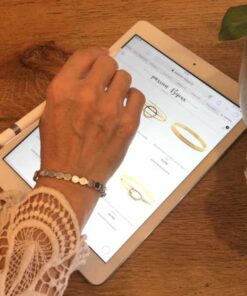 Bracelet acier ronde de rond ter