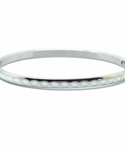 Bracelet acier serpentin