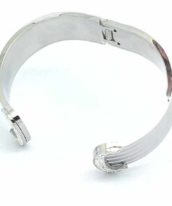 Bracelet acier style manchette bis