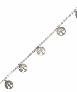 Bracelet souple Acier inoxydable petits arbres de vie