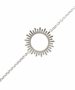 Bracelet souple Acier inoxydable soleil éclipse