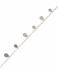 Bracelet souple acier inoxydable petites gouttes