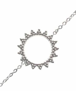 Bracelet souple acier inoxydable soleil