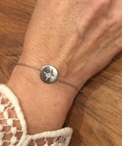 Bracelet souple Acier inoxydable etoile du nord