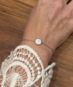 Bracelet souple Acier inoxydable rond strass