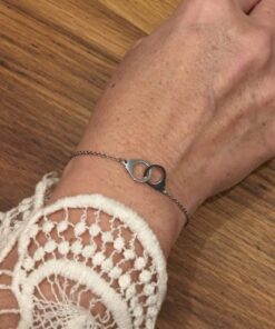 Bracelet souple Acier inoxydable style menotte