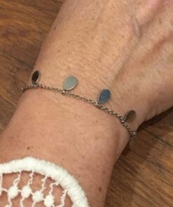 Bracelet souple acier inoxydable grosses gouttes