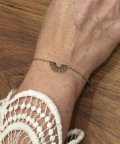 Bracelet souple Acier inoxydable couleur or inca