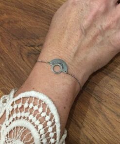 Bracelet souple acier inoxydable éventail