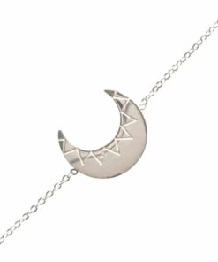 Bracelet souple Acier inoxydable croissant de lune soleil.jpg