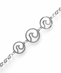 Bracelet souple Acier inoxydable vague