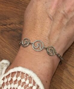 Bracelet souple Acier inoxydable vague
